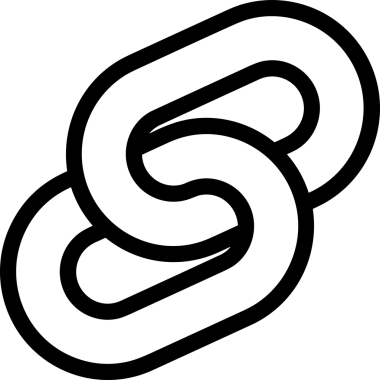 Zincir simgesi PNG biçimi basit siyah ve beyaz vektör illüstrasyonunda bağlantı birliği güvenlik ve gücünü temsil eden dijital tasarım kullanıcı arayüzü için mükemmel modern uygulama logosu minimal web ögesi