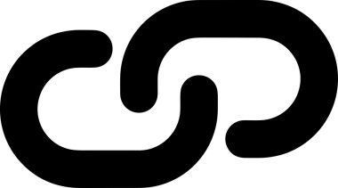 Zincir simgesi PNG biçimi basit siyah ve beyaz vektör illüstrasyonunda bağlantı birliği güvenlik ve gücünü temsil eden dijital tasarım kullanıcı arayüzü için mükemmel modern uygulama logosu minimal web ögesi