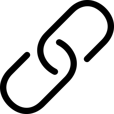 Zincir simgesi PNG biçimi basit siyah ve beyaz vektör illüstrasyonunda bağlantı birliği güvenlik ve gücünü temsil eden dijital tasarım kullanıcı arayüzü için mükemmel modern uygulama logosu minimal web ögesi