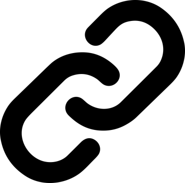 Zincir simgesi PNG biçimi basit siyah ve beyaz vektör illüstrasyonunda bağlantı birliği güvenlik ve gücünü temsil eden dijital tasarım kullanıcı arayüzü için mükemmel modern uygulama logosu minimal web ögesi