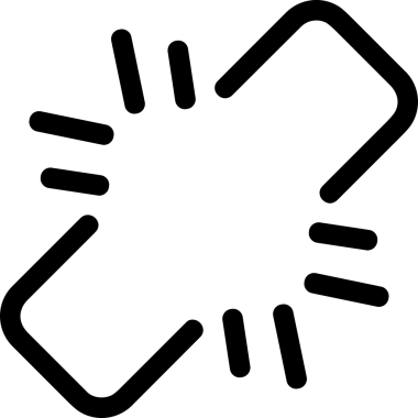 Zincir simgesi PNG biçimi basit siyah ve beyaz vektör illüstrasyonunda bağlantı birliği güvenlik ve gücünü temsil eden dijital tasarım kullanıcı arayüzü için mükemmel modern uygulama logosu minimal web ögesi