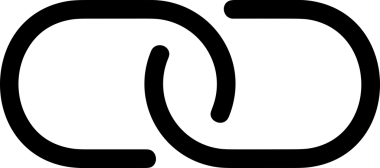 Zincir simgesi PNG biçimi basit siyah ve beyaz vektör illüstrasyonunda bağlantı birliği güvenlik ve gücünü temsil eden dijital tasarım kullanıcı arayüzü için mükemmel modern uygulama logosu minimal web ögesi