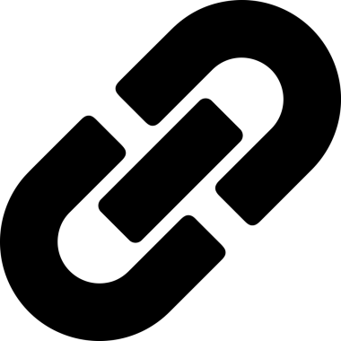 Zincir simgesi PNG biçimi basit siyah ve beyaz vektör illüstrasyonunda bağlantı birliği güvenlik ve gücünü temsil eden dijital tasarım kullanıcı arayüzü için mükemmel modern uygulama logosu minimal web ögesi