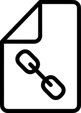 Zincir simgesi PNG biçimi basit siyah ve beyaz vektör illüstrasyonunda bağlantı birliği güvenlik ve gücünü temsil eden dijital tasarım kullanıcı arayüzü için mükemmel modern uygulama logosu minimal web ögesi