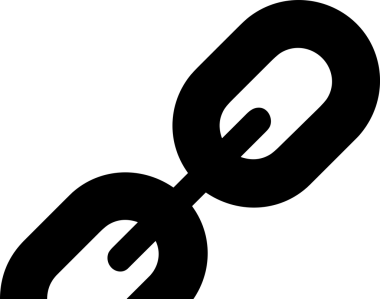 Zincir simgesi PNG biçimi basit siyah ve beyaz vektör illüstrasyonunda bağlantı birliği güvenlik ve gücünü temsil eden dijital tasarım kullanıcı arayüzü için mükemmel modern uygulama logosu minimal web ögesi