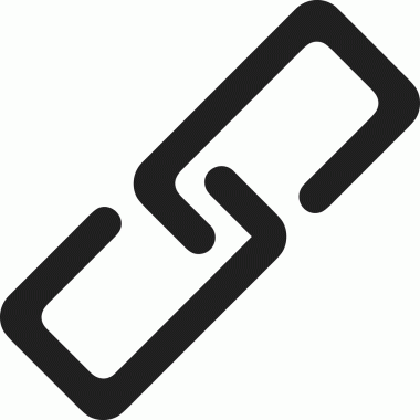 Zincir simgesi PNG biçimi basit siyah ve beyaz vektör illüstrasyonunda bağlantı birliği güvenlik ve gücünü temsil eden dijital tasarım kullanıcı arayüzü için mükemmel modern uygulama logosu minimal web ögesi