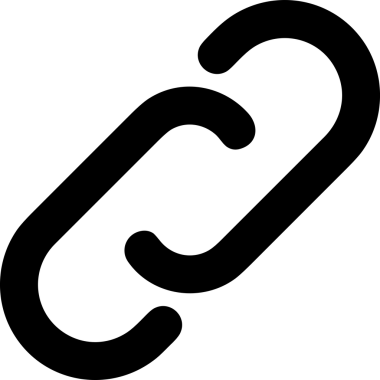 Zincir simgesi PNG biçimi basit siyah ve beyaz vektör illüstrasyonunda bağlantı birliği güvenlik ve gücünü temsil eden dijital tasarım kullanıcı arayüzü için mükemmel modern uygulama logosu minimal web ögesi