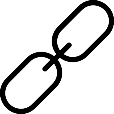 Zincir simgesi PNG biçimi basit siyah ve beyaz vektör illüstrasyonunda bağlantı birliği güvenlik ve gücünü temsil eden dijital tasarım kullanıcı arayüzü için mükemmel modern uygulama logosu minimal web ögesi