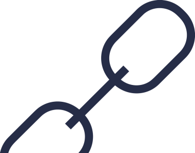 Zincir simgesi PNG biçimi basit siyah ve beyaz vektör illüstrasyonunda bağlantı birliği güvenlik ve gücünü temsil eden dijital tasarım kullanıcı arayüzü için mükemmel modern uygulama logosu minimal web ögesi