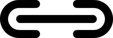 Zincir simgesi PNG biçimi basit siyah ve beyaz vektör illüstrasyonunda bağlantı birliği güvenlik ve gücünü temsil eden dijital tasarım kullanıcı arayüzü için mükemmel modern uygulama logosu minimal web ögesi