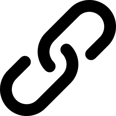 Zincir simgesi PNG biçimi basit siyah ve beyaz vektör illüstrasyonunda bağlantı birliği güvenlik ve gücünü temsil eden dijital tasarım kullanıcı arayüzü için mükemmel modern uygulama logosu minimal web ögesi