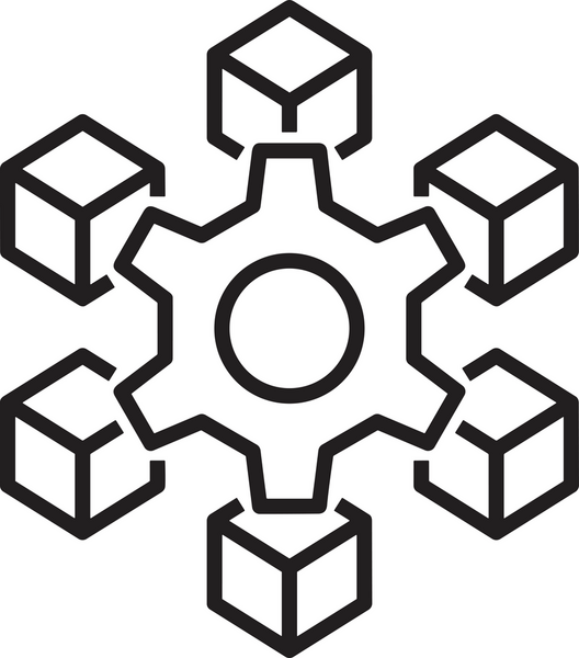 Zincir simgesi PNG biçimi basit siyah ve beyaz vektör illüstrasyonunda bağlantı birliği güvenlik ve gücünü temsil eden dijital tasarım kullanıcı arayüzü için mükemmel modern uygulama logosu minimal web ögesi