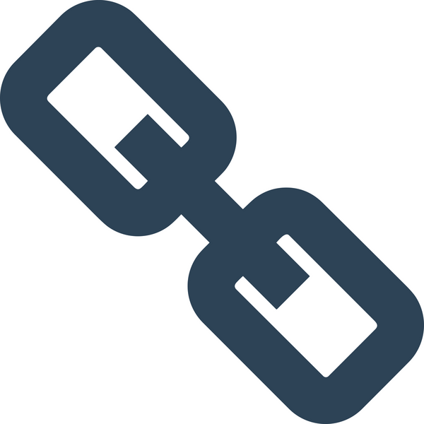 Zincir simgesi PNG biçimi basit siyah ve beyaz vektör illüstrasyonunda bağlantı birliği güvenlik ve gücünü temsil eden dijital tasarım kullanıcı arayüzü için mükemmel modern uygulama logosu minimal web ögesi