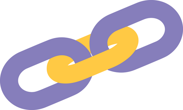 Zincir simgesi PNG biçimi basit siyah ve beyaz vektör illüstrasyonunda bağlantı birliği güvenlik ve gücünü temsil eden dijital tasarım kullanıcı arayüzü için mükemmel modern uygulama logosu minimal web ögesi