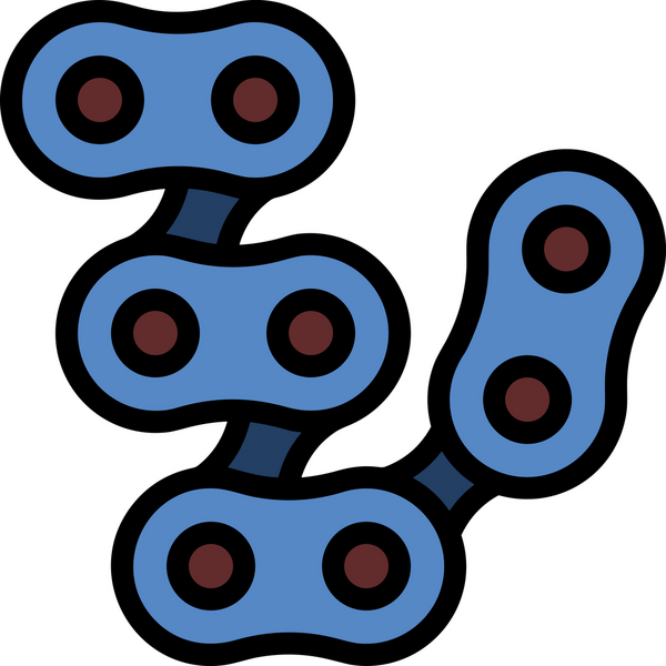 Zincir simgesi PNG biçimi basit siyah ve beyaz vektör illüstrasyonunda bağlantı birliği güvenlik ve gücünü temsil eden dijital tasarım kullanıcı arayüzü için mükemmel modern uygulama logosu minimal web ögesi