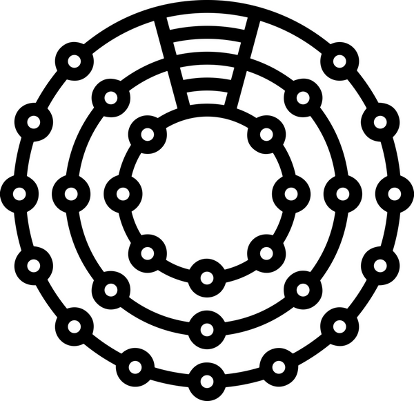 Zincir simgesi PNG biçimi basit siyah ve beyaz vektör illüstrasyonunda bağlantı birliği güvenlik ve gücünü temsil eden dijital tasarım kullanıcı arayüzü için mükemmel modern uygulama logosu minimal web ögesi