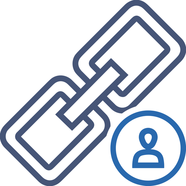 Zincir simgesi PNG biçimi basit siyah ve beyaz vektör illüstrasyonunda bağlantı birliği güvenlik ve gücünü temsil eden dijital tasarım kullanıcı arayüzü için mükemmel modern uygulama logosu minimal web ögesi