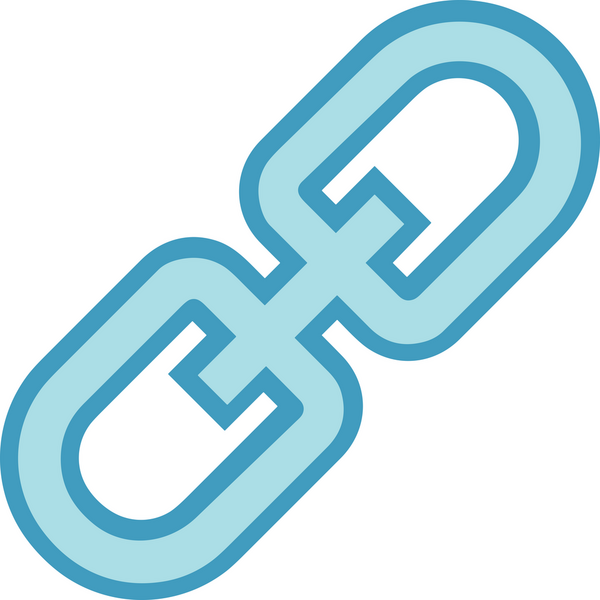 Zincir simgesi PNG biçimi basit siyah ve beyaz vektör illüstrasyonunda bağlantı birliği güvenlik ve gücünü temsil eden dijital tasarım kullanıcı arayüzü için mükemmel modern uygulama logosu minimal web ögesi