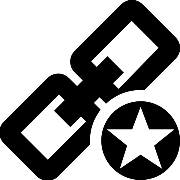 Zincir simgesi PNG biçimi basit siyah ve beyaz vektör illüstrasyonunda bağlantı birliği güvenlik ve gücünü temsil eden dijital tasarım kullanıcı arayüzü için mükemmel modern uygulama logosu minimal web ögesi