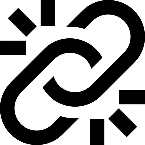 Zincir simgesi PNG biçimi basit siyah ve beyaz vektör illüstrasyonunda bağlantı birliği güvenlik ve gücünü temsil eden dijital tasarım kullanıcı arayüzü için mükemmel modern uygulama logosu minimal web ögesi