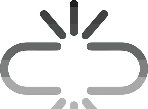 Zincir simgesi PNG biçimi basit siyah ve beyaz vektör illüstrasyonunda bağlantı birliği güvenlik ve gücünü temsil eden dijital tasarım kullanıcı arayüzü için mükemmel modern uygulama logosu minimal web ögesi