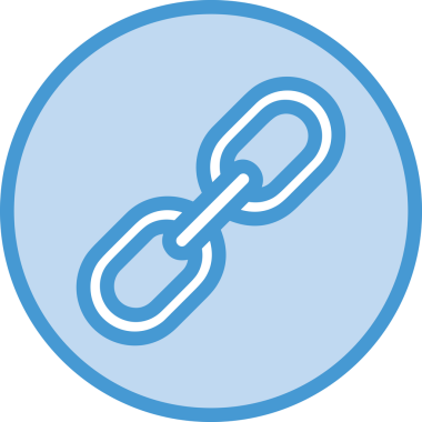 Zincir simgesi PNG biçimi basit siyah ve beyaz vektör illüstrasyonunda bağlantı birliği güvenlik ve gücünü temsil eden dijital tasarım kullanıcı arayüzü için mükemmel modern uygulama logosu minimal web ögesi