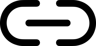 Zincir simgesi PNG biçimi basit siyah ve beyaz vektör illüstrasyonunda bağlantı birliği güvenlik ve gücünü temsil eden dijital tasarım kullanıcı arayüzü için mükemmel modern uygulama logosu minimal web ögesi