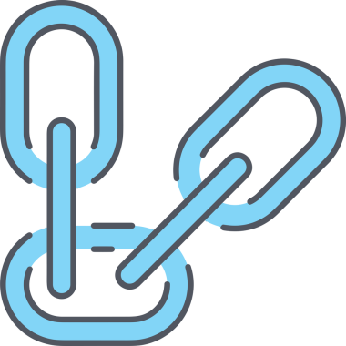 Zincir simgesi PNG biçimi basit siyah ve beyaz vektör illüstrasyonunda bağlantı birliği güvenlik ve gücünü temsil eden dijital tasarım kullanıcı arayüzü için mükemmel modern uygulama logosu minimal web ögesi