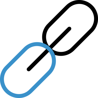 Zincir simgesi PNG biçimi basit siyah ve beyaz vektör illüstrasyonunda bağlantı birliği güvenlik ve gücünü temsil eden dijital tasarım kullanıcı arayüzü için mükemmel modern uygulama logosu minimal web ögesi