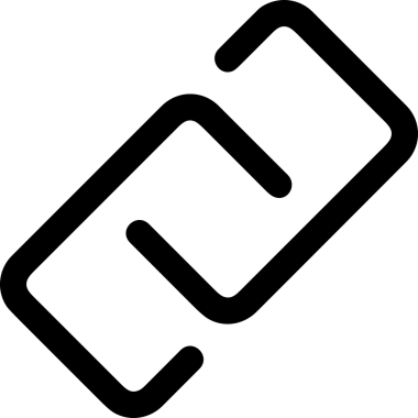 Zincir simgesi PNG biçimi basit siyah ve beyaz vektör illüstrasyonunda bağlantı birliği güvenlik ve gücünü temsil eden dijital tasarım kullanıcı arayüzü için mükemmel modern uygulama logosu minimal web ögesi