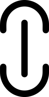 Zincir simgesi PNG biçimi basit siyah ve beyaz vektör illüstrasyonunda bağlantı birliği güvenlik ve gücünü temsil eden dijital tasarım kullanıcı arayüzü için mükemmel modern uygulama logosu minimal web ögesi