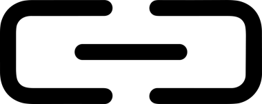 Zincir simgesi PNG biçimi basit siyah ve beyaz vektör illüstrasyonunda bağlantı birliği güvenlik ve gücünü temsil eden dijital tasarım kullanıcı arayüzü için mükemmel modern uygulama logosu minimal web ögesi