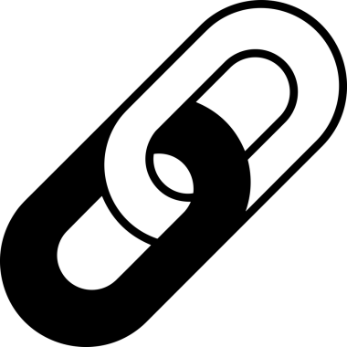 Zincir simgesi PNG biçimi basit siyah ve beyaz vektör illüstrasyonunda bağlantı birliği güvenlik ve gücünü temsil eden dijital tasarım kullanıcı arayüzü için mükemmel modern uygulama logosu minimal web ögesi