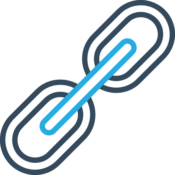 Zincir simgesi PNG biçimi basit siyah ve beyaz vektör illüstrasyonunda bağlantı birliği güvenlik ve gücünü temsil eden dijital tasarım kullanıcı arayüzü için mükemmel modern uygulama logosu minimal web ögesi