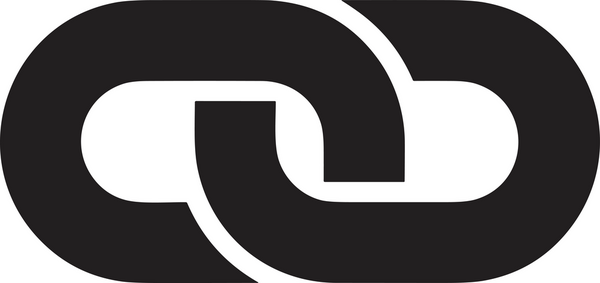 Zincir simgesi PNG biçimi basit siyah ve beyaz vektör illüstrasyonunda bağlantı birliği güvenlik ve gücünü temsil eden dijital tasarım kullanıcı arayüzü için mükemmel modern uygulama logosu minimal web ögesi