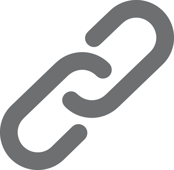 Zincir simgesi PNG biçimi basit siyah ve beyaz vektör illüstrasyonunda bağlantı birliği güvenlik ve gücünü temsil eden dijital tasarım kullanıcı arayüzü için mükemmel modern uygulama logosu minimal web ögesi