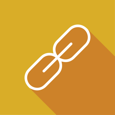 Zincir simgesi PNG biçimi basit siyah ve beyaz vektör illüstrasyonunda bağlantı birliği güvenlik ve gücünü temsil eden dijital tasarım kullanıcı arayüzü için mükemmel modern uygulama logosu minimal web ögesi