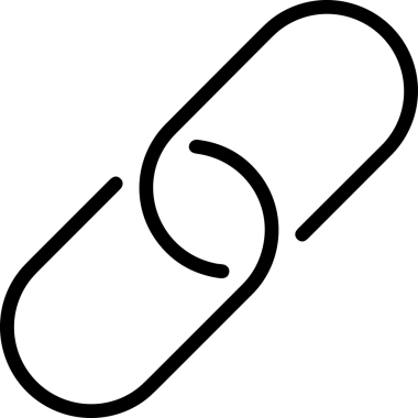 Zincir simgesi PNG biçimi basit siyah ve beyaz vektör illüstrasyonunda bağlantı birliği güvenlik ve gücünü temsil eden dijital tasarım kullanıcı arayüzü için mükemmel modern uygulama logosu minimal web ögesi