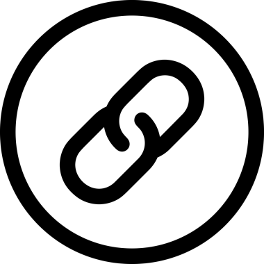 Zincir simgesi PNG biçimi basit siyah ve beyaz vektör illüstrasyonunda bağlantı birliği güvenlik ve gücünü temsil eden dijital tasarım kullanıcı arayüzü için mükemmel modern uygulama logosu minimal web ögesi