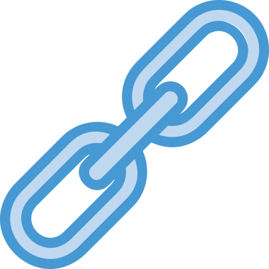 Zincir simgesi PNG biçimi basit siyah ve beyaz vektör illüstrasyonunda bağlantı birliği güvenlik ve gücünü temsil eden dijital tasarım kullanıcı arayüzü için mükemmel modern uygulama logosu minimal web ögesi