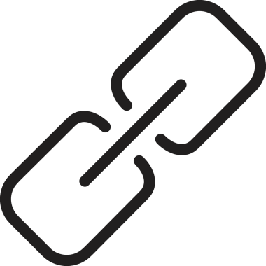 Zincir simgesi PNG biçimi basit siyah ve beyaz vektör illüstrasyonunda bağlantı birliği güvenlik ve gücünü temsil eden dijital tasarım kullanıcı arayüzü için mükemmel modern uygulama logosu minimal web ögesi