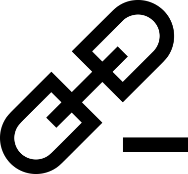 Zincir simgesi PNG biçimi basit siyah ve beyaz vektör illüstrasyonunda bağlantı birliği güvenlik ve gücünü temsil eden dijital tasarım kullanıcı arayüzü için mükemmel modern uygulama logosu minimal web ögesi