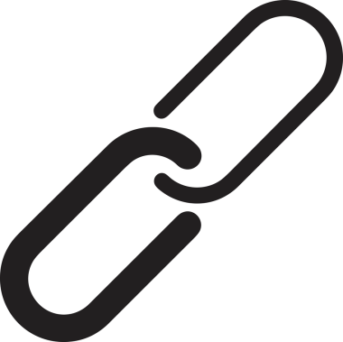 Zincir simgesi PNG biçimi basit siyah ve beyaz vektör illüstrasyonunda bağlantı birliği güvenlik ve gücünü temsil eden dijital tasarım kullanıcı arayüzü için mükemmel modern uygulama logosu minimal web ögesi