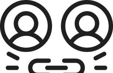 Zincir simgesi PNG biçimi basit siyah ve beyaz vektör illüstrasyonunda bağlantı birliği güvenlik ve gücünü temsil eden dijital tasarım kullanıcı arayüzü için mükemmel modern uygulama logosu minimal web ögesi