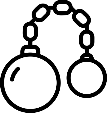 Zincir simgesi PNG biçimi basit siyah ve beyaz vektör illüstrasyonunda bağlantı birliği güvenlik ve gücünü temsil eden dijital tasarım kullanıcı arayüzü için mükemmel modern uygulama logosu minimal web ögesi