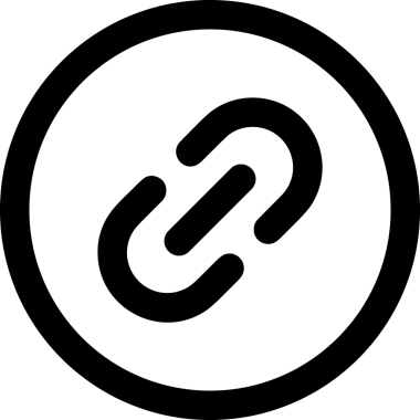 Zincir simgesi PNG biçimi basit siyah ve beyaz vektör illüstrasyonunda bağlantı birliği güvenlik ve gücünü temsil eden dijital tasarım kullanıcı arayüzü için mükemmel modern uygulama logosu minimal web ögesi