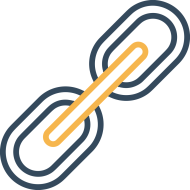 Zincir simgesi PNG biçimi basit siyah ve beyaz vektör illüstrasyonunda bağlantı birliği güvenlik ve gücünü temsil eden dijital tasarım kullanıcı arayüzü için mükemmel modern uygulama logosu minimal web ögesi