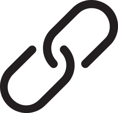 Zincir simgesi PNG biçimi basit siyah ve beyaz vektör illüstrasyonunda bağlantı birliği güvenlik ve gücünü temsil eden dijital tasarım kullanıcı arayüzü için mükemmel modern uygulama logosu minimal web ögesi