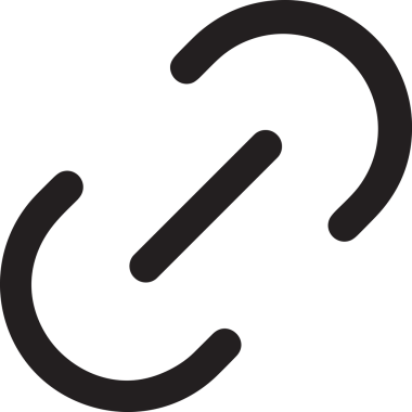 Zincir simgesi PNG biçimi basit siyah ve beyaz vektör illüstrasyonunda bağlantı birliği güvenlik ve gücünü temsil eden dijital tasarım kullanıcı arayüzü için mükemmel modern uygulama logosu minimal web ögesi