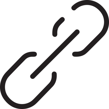 Zincir simgesi PNG biçimi basit siyah ve beyaz vektör illüstrasyonunda bağlantı birliği güvenlik ve gücünü temsil eden dijital tasarım kullanıcı arayüzü için mükemmel modern uygulama logosu minimal web ögesi